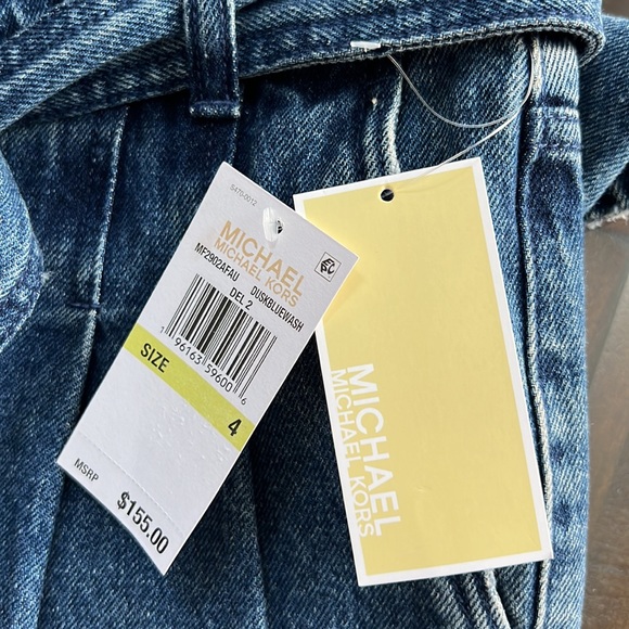 MICHAEL MICHAEL KORS Pleated Denim Pants. - Picture 14 of 14